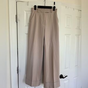 Abercrombie & Fitch Women’s Cuffed Hem Tailored Wide Leg Pant